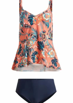 Tankini (2-tlg.Set) mit V-Ausschnitt