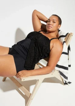 Tankinioberteil aus Spitze