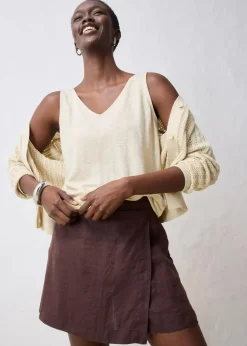 Tanktop aus reinem Leinen