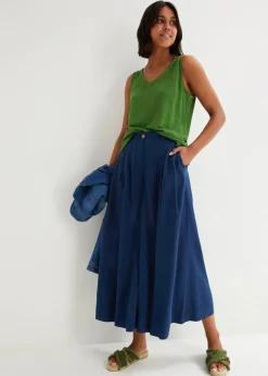 Tanktop aus reinem Leinen