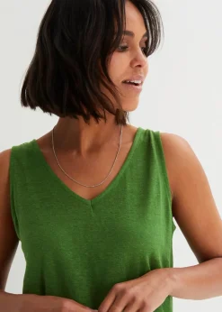 Tanktop aus reinem Leinen