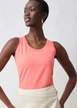 Tanktop mit Seidenanteil