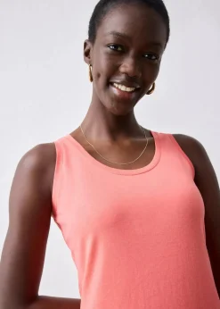 Tanktop mit Seidenanteil