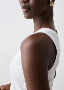 Tanktop mit Seidenanteil