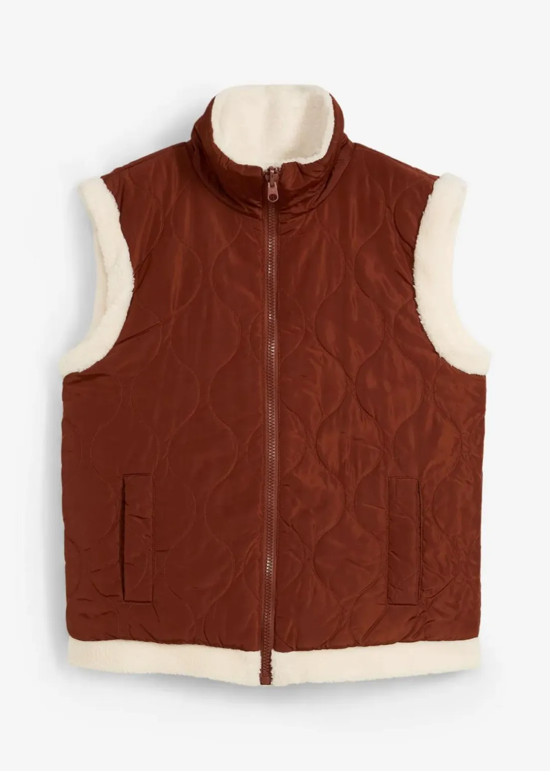 Teddy-Weste zum Wenden