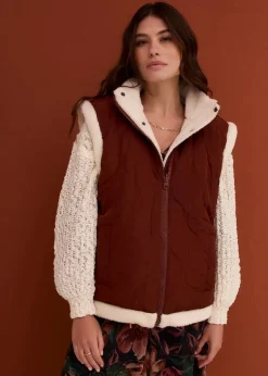 Teddy-Weste zum Wenden