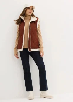 Teddy-Weste zum Wenden