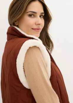 Teddy-Weste zum Wenden