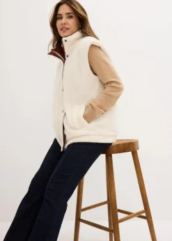 Teddy-Weste zum Wenden