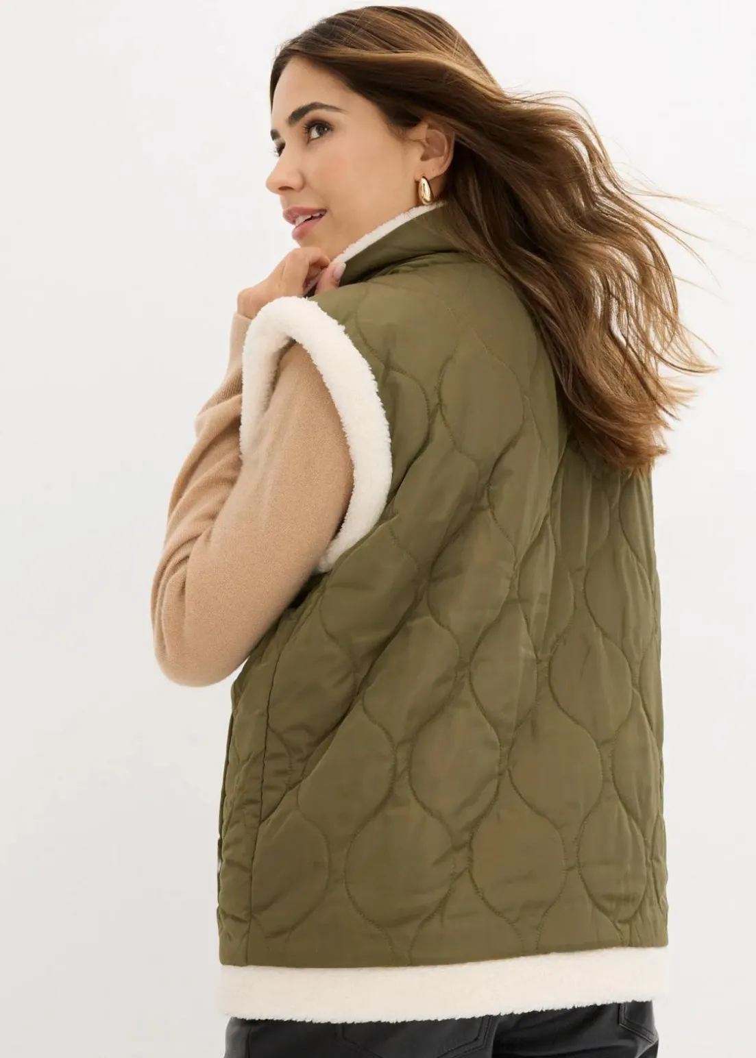 Teddy-Weste zum Wenden