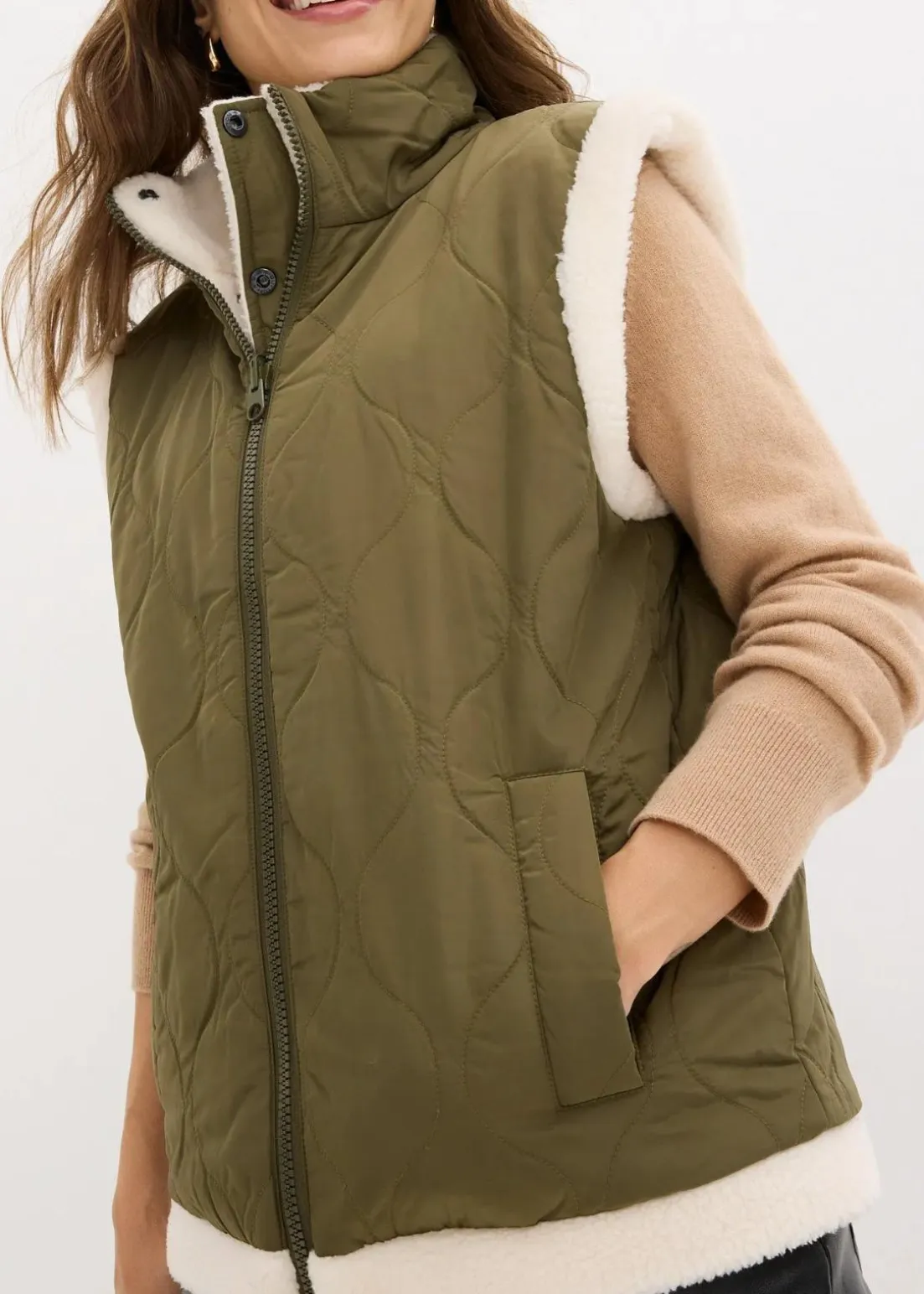 Teddy-Weste zum Wenden