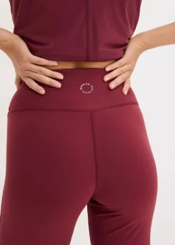 Thermo Sport-Hose aus weichem Material, gerades Bein