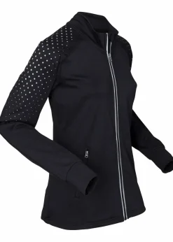 Thermo Sportjacke mit reflektierendem Druck