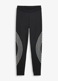 Thermo-Leggings mit reflektierenden Details, knöchelfrei