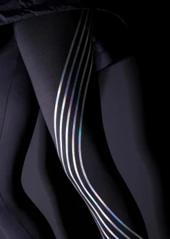 Thermo-Leggings mit reflektierenden Details, knöchelfrei