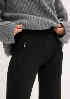 Thermo-Leggings mit Reißverschlusstaschen