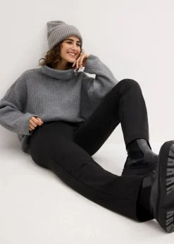 Thermo-Leggings mit Reißverschlusstaschen