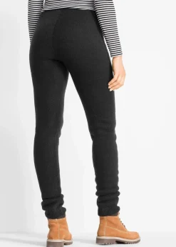 Thermo-Leggings mit Rippbund