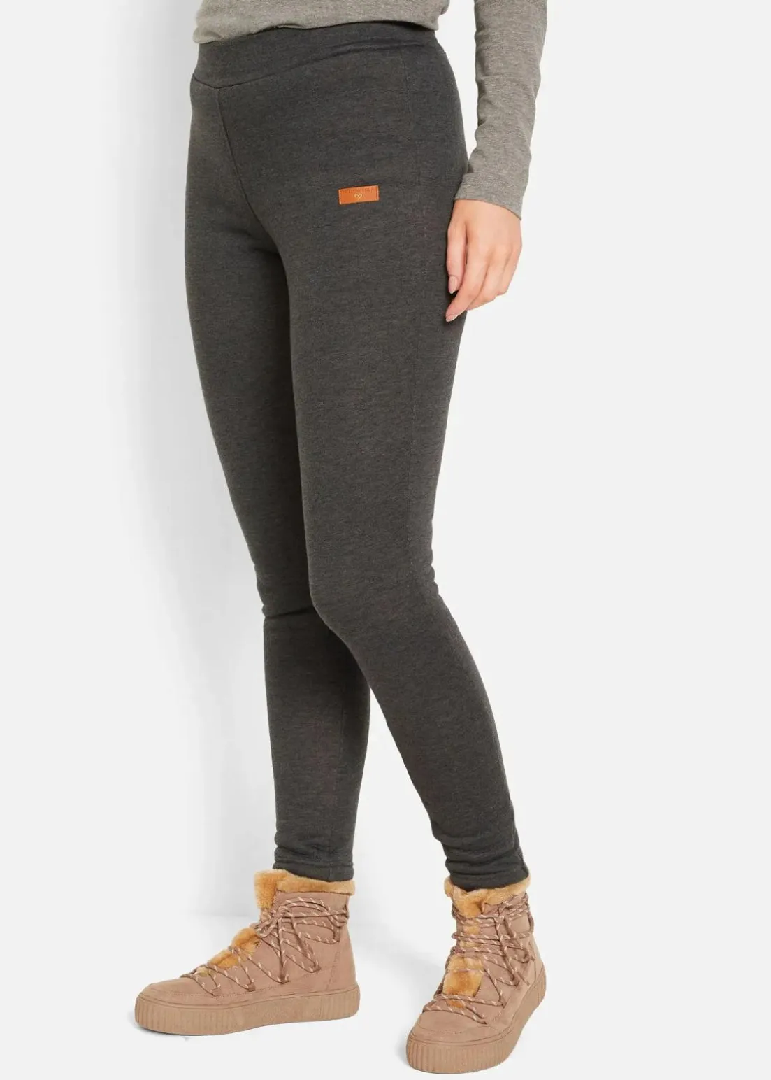 Thermo-Leggings mit Teddyfutter