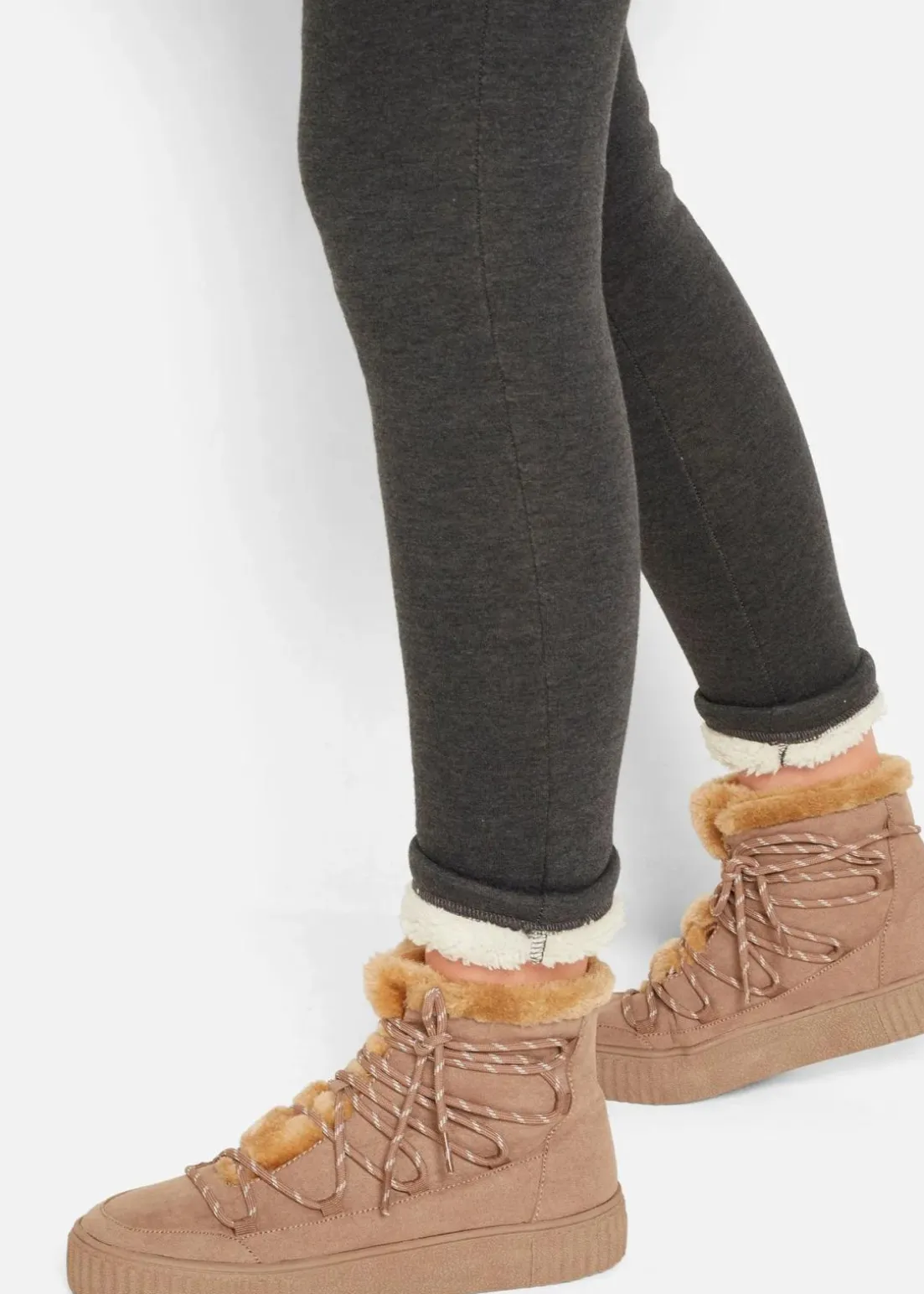Thermo-Leggings mit Teddyfutter