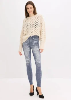 Thermo-Strumpfleggings mit weicher Innenseite