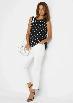 Top aus fließender Viskose