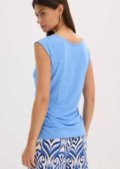 Top aus fließender Viskose