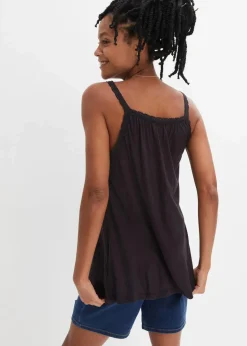 Top aus fließender Viskose