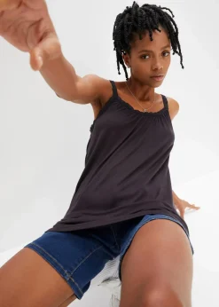 Top aus fließender Viskose