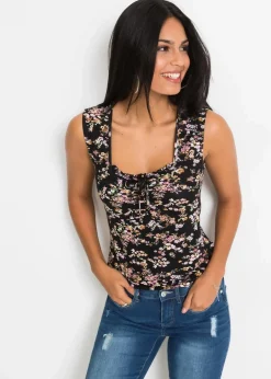 Top aus fließender Viskose