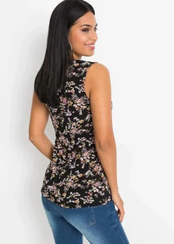 Top aus fließender Viskose