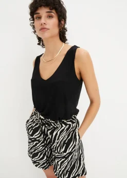 Top aus fließender Viskose