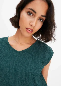 Top aus leichtem Crêpe