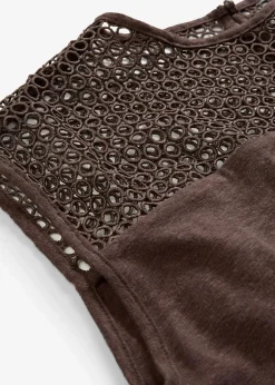 Top aus reinem Leinen