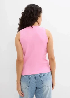 Top aus reiner Bio-Baumwolle