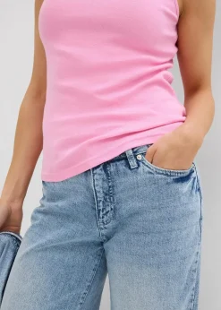 Top aus reiner Bio-Baumwolle