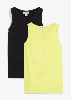 Top aus reiner Bio-Baumwolle (2er Pack)
