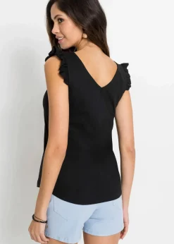 Top aus reiner Bio-Baumwolle