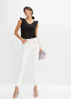 Top aus reiner Bio-Baumwolle