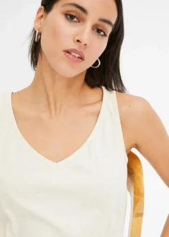 Top aus reiner Bio-Baumwolle