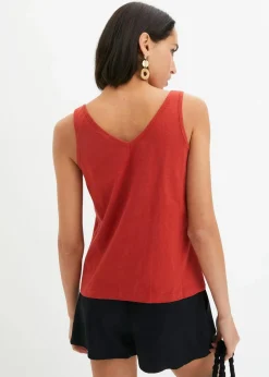 Top aus reiner Bio-Baumwolle