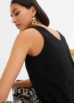 Top aus reiner Bio-Baumwolle