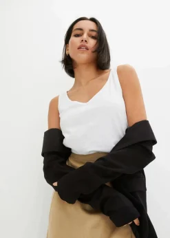 Top aus reiner Bio-Baumwolle