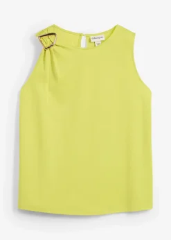 Top aus strukturiertem Crêpe