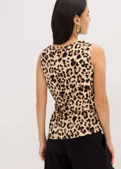 Top mit asymmetrischem Saum