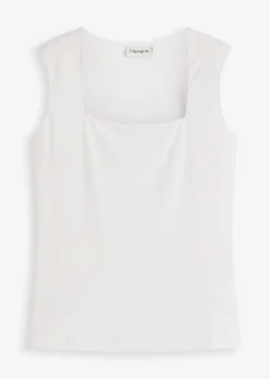 Top mit Careé Ausschnitt