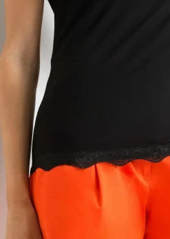 Top mit Spitze (2er-Pack)