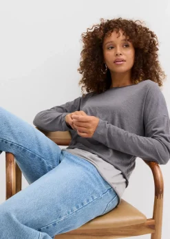 Top und Langarmshirt (2-tlg.Set) aus Jersey