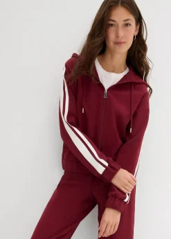 Trainingsjacke mit sportivem Streifen