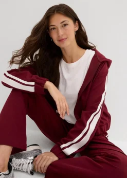 Trainingsjacke mit sportivem Streifen